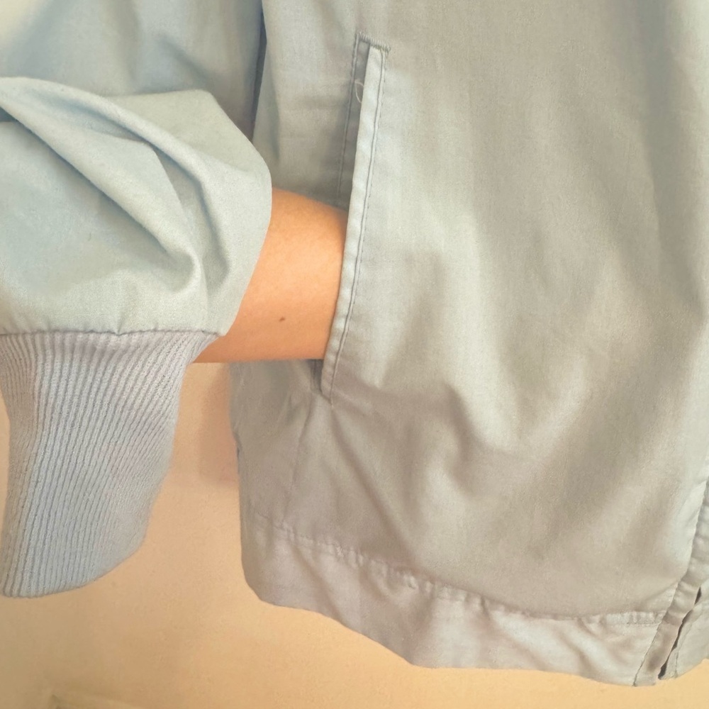Vintage Sears Sky Blue Light Bomber Jacket - Picture 7 of 7